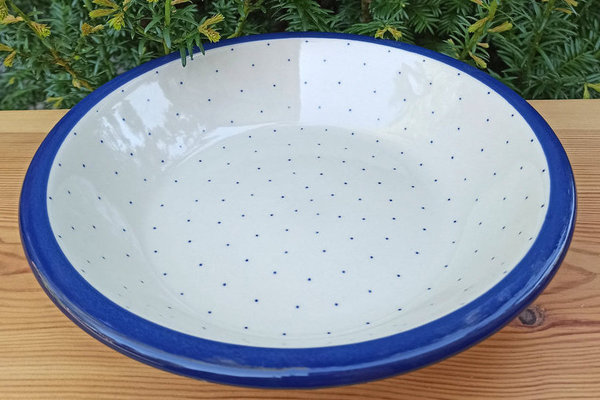 Bunzlauer Keramik Suppenteller 21,5 cm, 4,5 cm hoch,Form 26