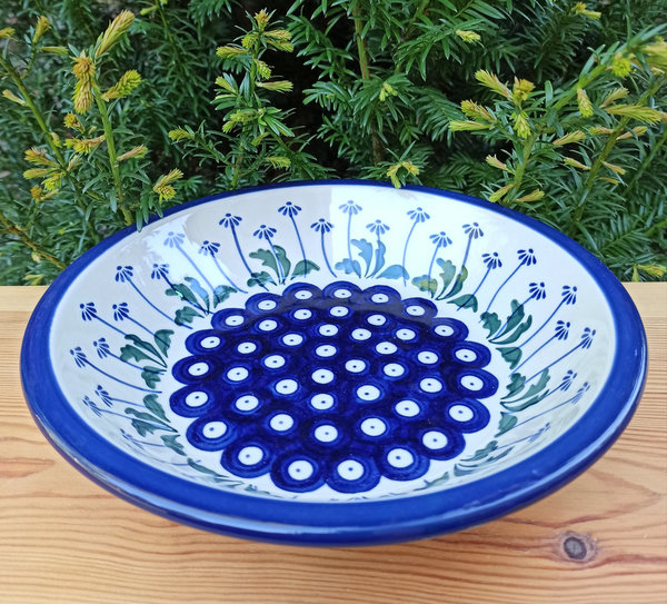 Bunzlauer Keramik Suppenteller 21,cm Durchmesser, 4,5cm hoch, Form 26