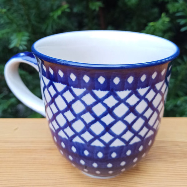 Bunzlauer Keramik  Tasse 0,3 Liter, Höhe 9 cm, Form 24